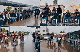 Yağışa rağmen keyifli geçti