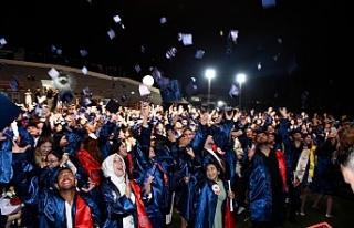 Mezuniyet coşkusu yaşandı