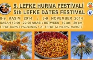 5. Lefke Hurma festivali hazırlıkları tamamlandı