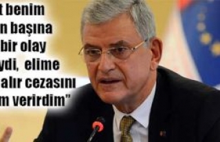 AB Bakanı Volkan Bozkır: Sonucuna katlanırdım!