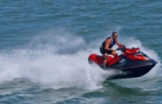 Bafra plajında jet ski kazası