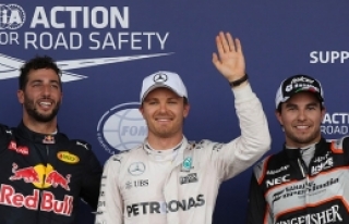 Bakü'de ilk cep Rosberg'in