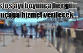 Bir haftada 320 bin turist