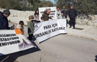 Bölge halkı tepkili