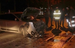 Cadde savaş  alanına döndü