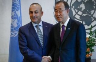 Çavuşoğlu ile Ban, Kıbrıs konusunu görüştü