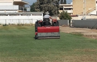 Cumhuriyet Stadı yeşerdi