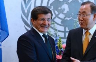 Davutoğlu ile Ban Kıbrıs’ görüştü