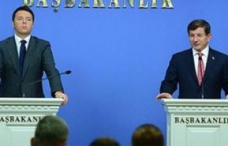 Davutoğlu-Renzi ortak basın toplantısı