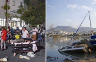 Ege beşik gibi sallandı