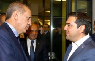 Erdoğan, Çipras ile görüştü