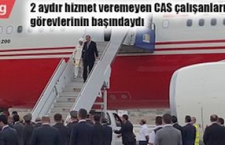 Erdoğan’ı karşıladılar