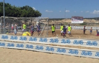 Futbolun plaj keyfi