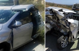Güney Kıbrıs’ta korkutan kaza
