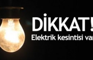 İsekele ve Çamlıbel  4 saat elektriksiz