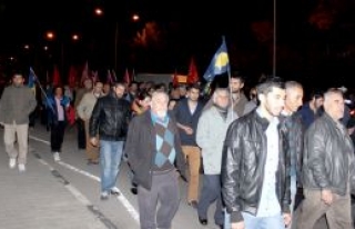 Kanatlı için yürüdüler