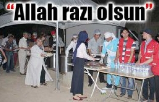 KKTC’de 14 ayrı noktada iftar çadırı kuruldu