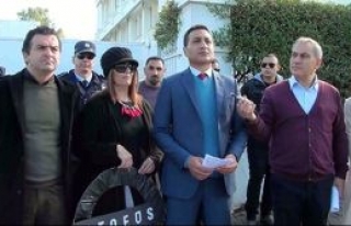 KTOEÖS’ten siyah  çelenkli protesto