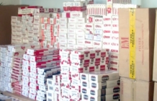 Larnaka’da 200 paket kaçak sigara