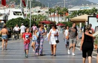 Marmaris’e turist yağdı