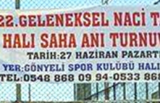 Naci Talat Halı Saha Turnuvası başlıyor
