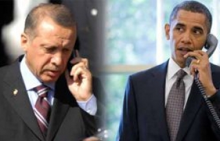 Obama ile Erdoğan telefonda görüştü