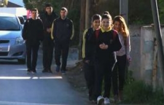 Okul yolu tehlike dolu