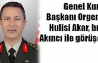 Orgeneral Akar bugün KKTC’de