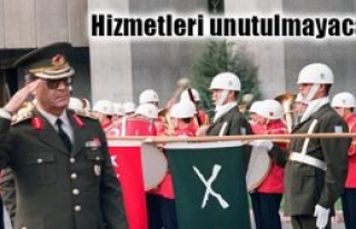 Orgeneral Doğan Güreş, veda etti