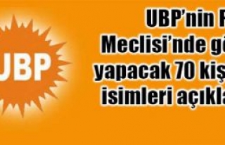 UBP'de süreç tamamlandı