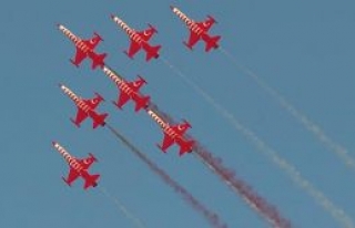 Türk Yıldızları Girne semalarında