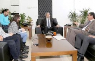 Uluçay, KTÖS heyetini kabul etti
