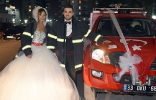 Unutulmaz bir nikah oldu 