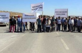 Yolu trafiğe kapadılar