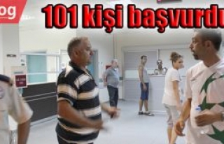 Dönerden zehirlenenlere tedavi uygulanmaya başlandı