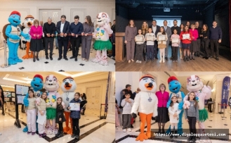 Çocuklara ödülleri verildi