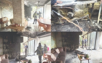 Eşyalar zarar gördü