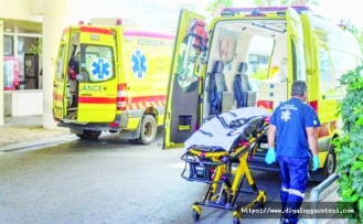 Çitlere çarparak durabildi