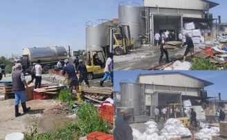 Personel de yardım etti