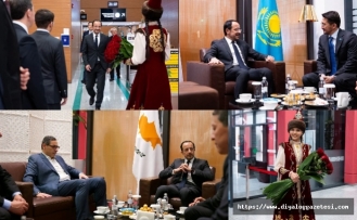 Çiçeklerle karşılandı