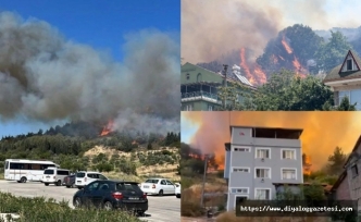 Alevler her yeri sardı