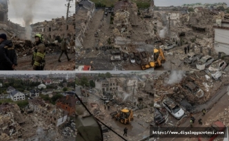 Şehir harabeye döndü