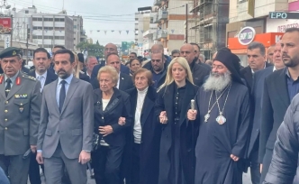 Dini ayini Papaz Nikolas yönetti