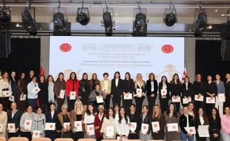 Teşekkür belgeleri verildi