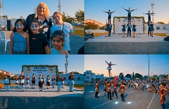 Çocuklar doyasıya eğlendi