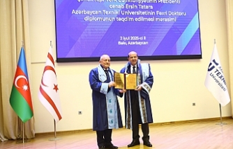 Fahri doktora  ünvanı verildi