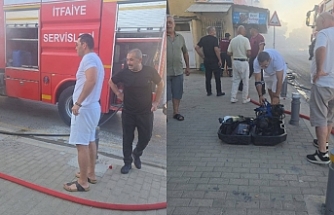 Kısa sürede söndürüldü