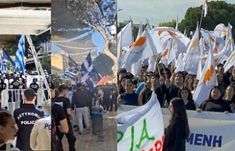 KKTC’yi protesto eylemi