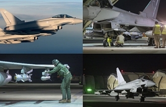 Typhoon’lar dağlık bölgeyi bombaladı