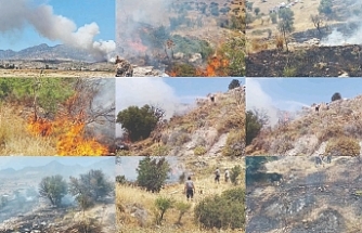 El birliğiyle  söndürüldü